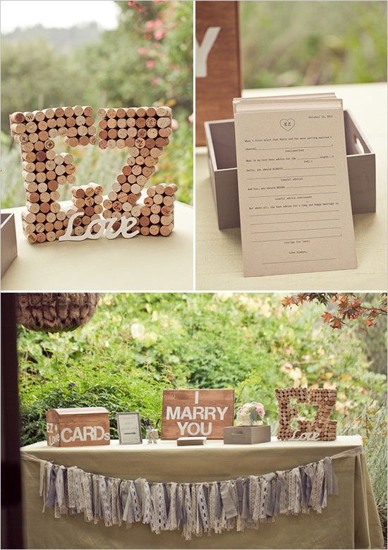 idées decoration mariage nude theme vignobel